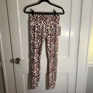 NWT Varley - Duncan Legging, Leopard Print - Size Medium